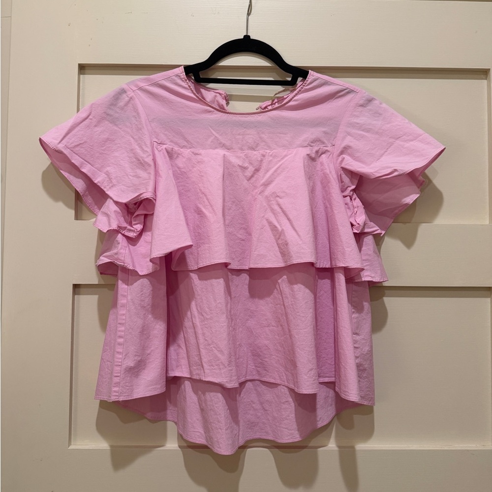Gianni Bini Light Pink Layered Blouse